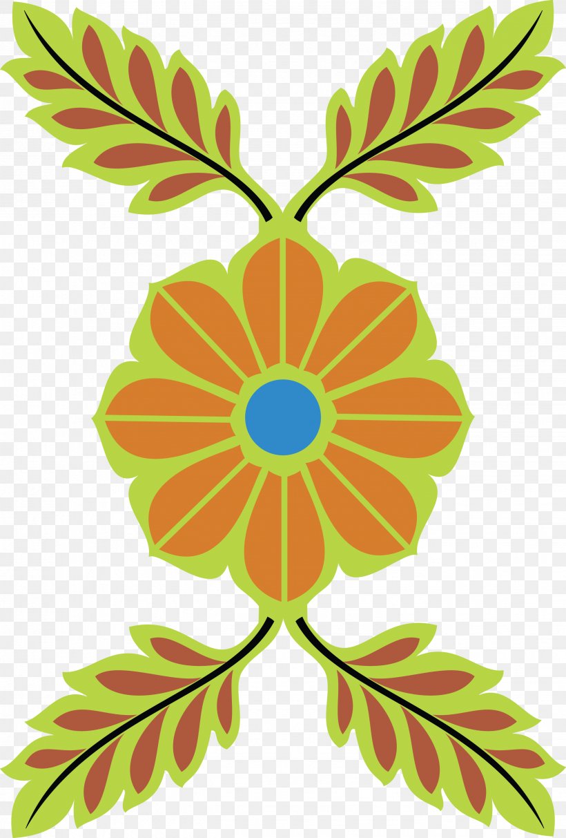 Floral Design Leaf Rotational Symmetry Pattern, PNG, 2653x3925px, Floral Design, Artwork, Axial Symmetry, Branch, Flora Download Free