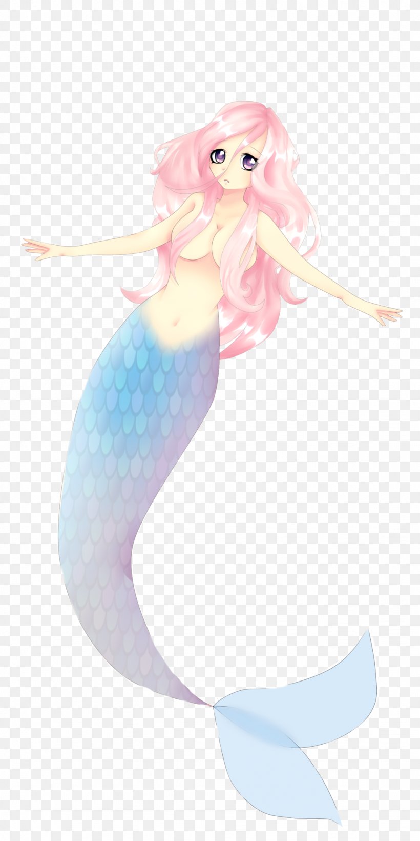 Mermaid Illustration, PNG, 1024x2048px, Mermaid, Art, Fictional Character, Mythical Creature Download Free
