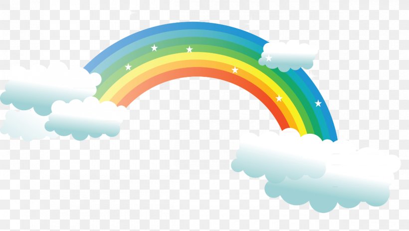 Rainbow Cloud, PNG, 1200x679px, Rainbow, Arc, Cloud, Drawing, Sky Download Free