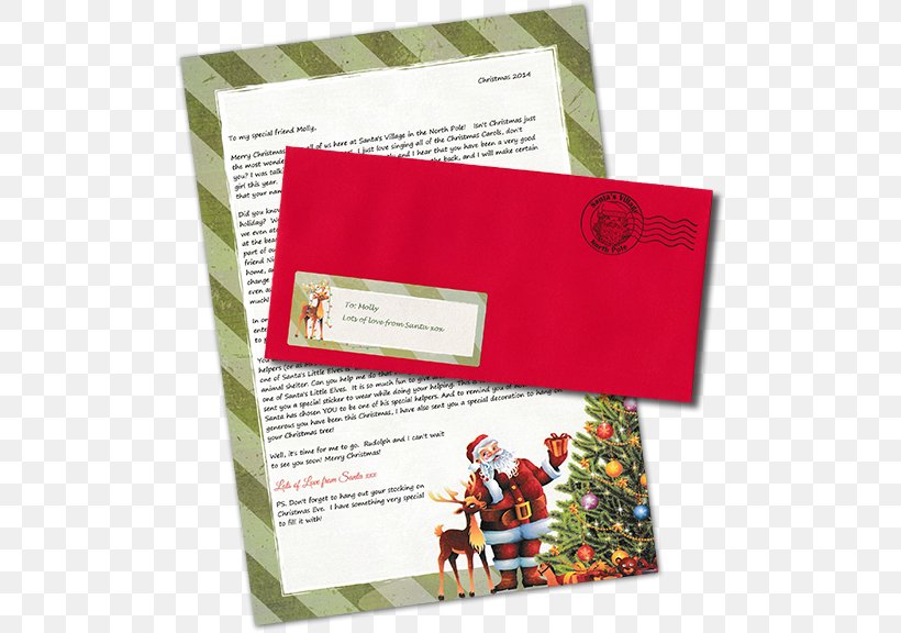 Santa Claus Rudolph North Pole Letter From Santa, PNG, 500x576px, Santa Claus, Australia, Brochure, Christmas, Elf Download Free