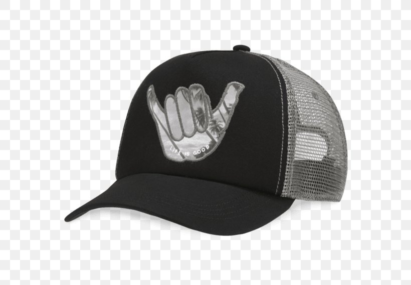 Baseball Cap Hat Shaka Sign Life Is Good, PNG, 570x570px, 2018, Baseball Cap, Baseball, Black, Cap Download Free