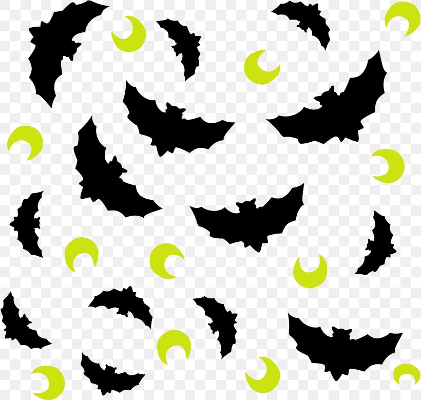 Halloween Pattern, PNG, 818x779px, Halloween, Black And White, Border, Flowering Plant, Grass Download Free