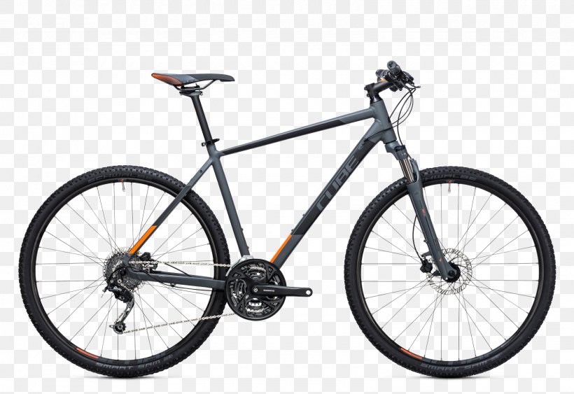Hybrid Bicycle Mountain Bike Cyclo-cross Cycling, PNG, 1600x1100px, Bicycle, Automotive Tire, Bicycle Accessory, Bicycle Drivetrain Part, Bicycle Fork Download Free