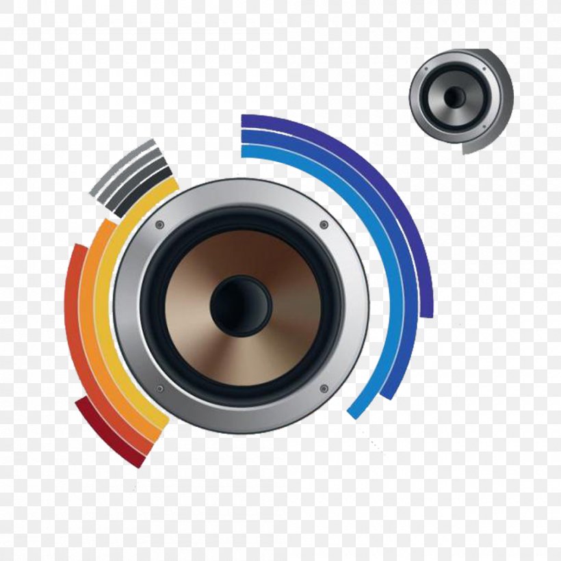 Computer Speakers Camera Lens Blue Download, PNG, 1000x1000px, Infographic, Audio, Audio Equipment, Audio Signal, Bass Download Free