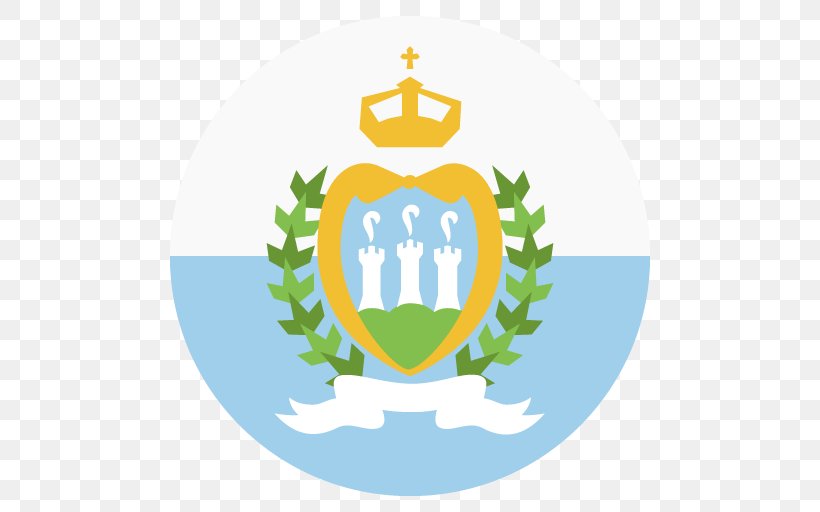 Flag Of San Marino Emoji National Flag, PNG, 512x512px, San Marino, Android Nougat, Area, Brand, Emoji Download Free