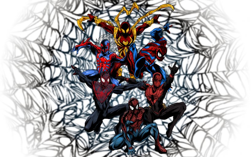 Miles Morales Spider-Man 2099 Venom Ben Reilly, PNG, 1305x815px, Watercolor, Cartoon, Flower, Frame, Heart Download Free