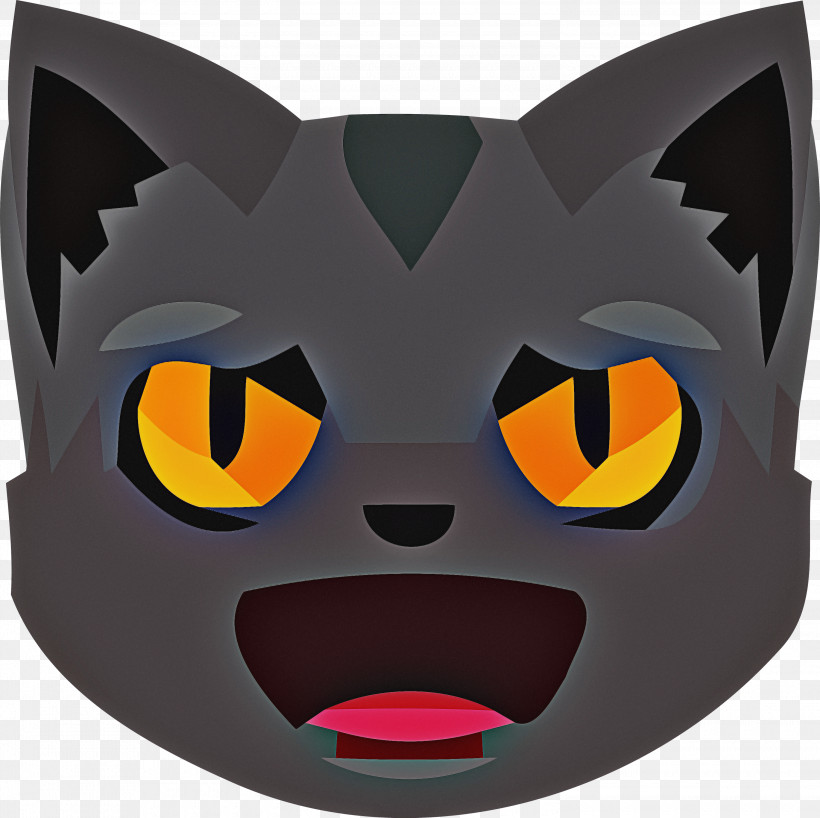 Cat Snout Whiskers Cartoon Character, PNG, 3000x2993px, Cat, Biology, Black M, Cartoon, Catlike Download Free