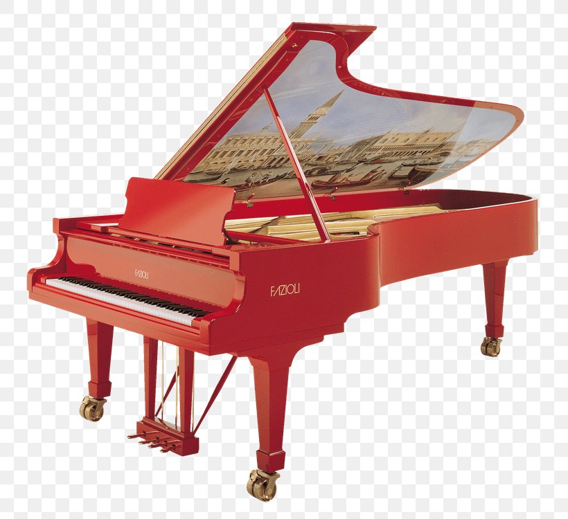 Fazioli Grand Piano Musical Instruments Digital Piano, PNG, 750x750px, Watercolor, Cartoon, Flower, Frame, Heart Download Free