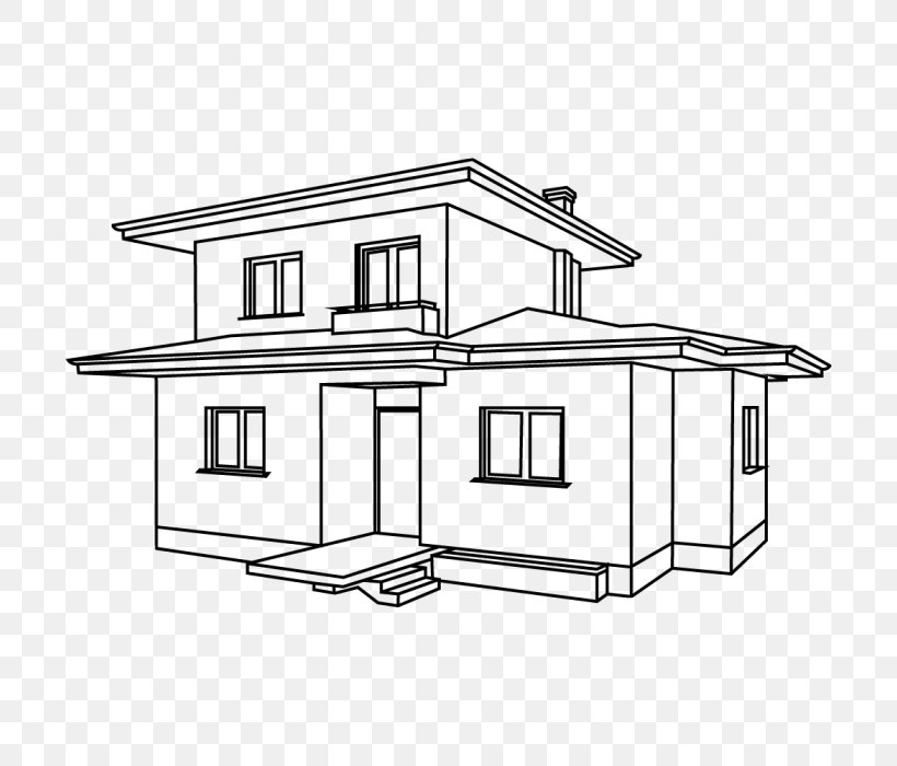 House Duplex Basement Terrace Facade, PNG, 700x700px, House, Architecture, Area, Basement, Black And White Download Free
