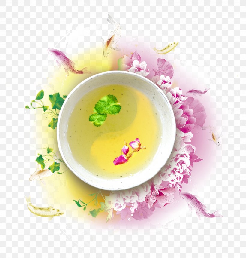 Flowering Tea Green Tea Oolong Black Tea, PNG, 1962x2054px, Tea, Advertising, Black Tea, Cup, Drink Download Free