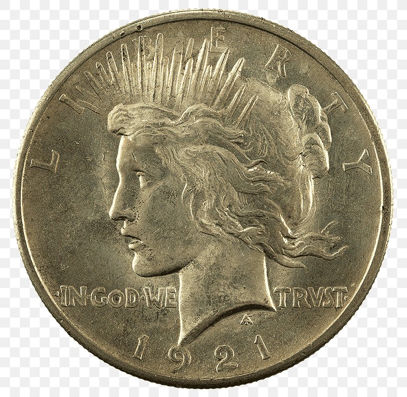 Peace Dollar Dollar Coin United States Dollar Morgan Dollar, PNG, 800x800px, Peace Dollar, Anthony De Francisci, Coin, Commemorative Coin, Currency Download Free