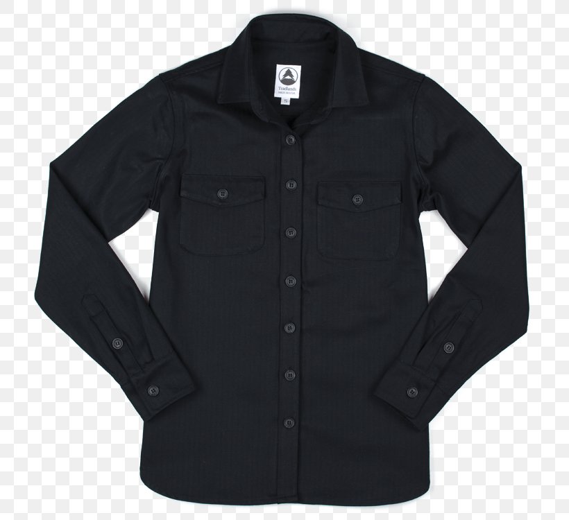 T-shirt Jacket Coat H&M Sweater, PNG, 750x750px, Tshirt, Balmain, Black, Button, Clothing Download Free
