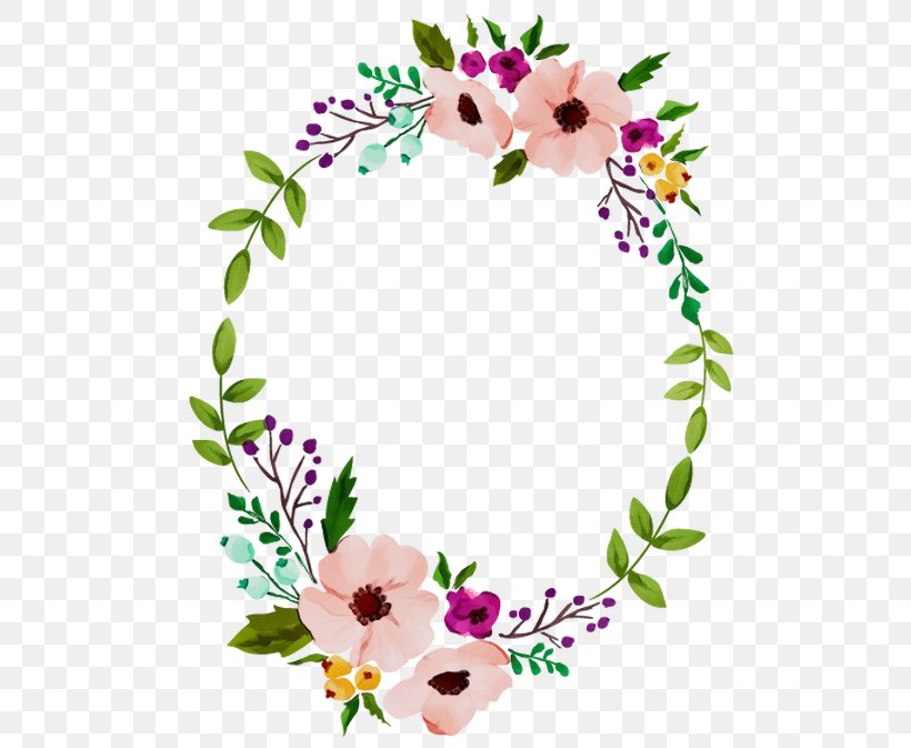 Watercolor Flower Wreath, PNG, 523x673px, Watercolor, Alpha Chi Omega, Alpha Omicron Pi, Alpha Phi, Branch Download Free