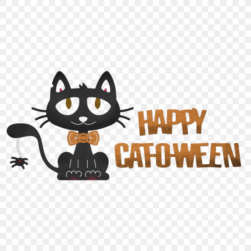 Cat Craft Halloween Logo Pumpkin, PNG, 1000x1000px, Cat, Brand, Carnivoran, Cartoon, Cat Like Mammal Download Free