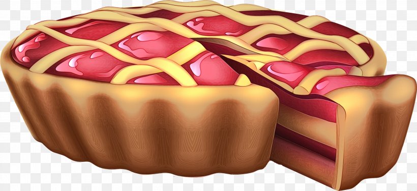 Junk Food Cartoon, PNG, 2999x1373px, Watercolor, Apple Pie, Baked Goods, Baking, Bonbon Download Free