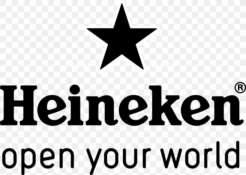 Logo Brand Heineken International Font, PNG, 2400x1718px, Logo, Advertising, Area, August, Black And White Download Free