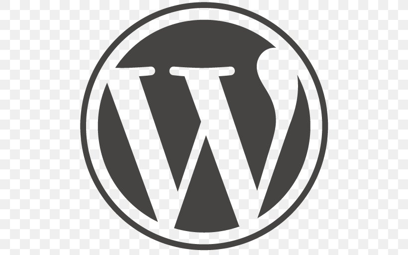 WordPress Blog, PNG, 512x512px, Wordpress, Area, Black And White, Blog, Brand Download Free