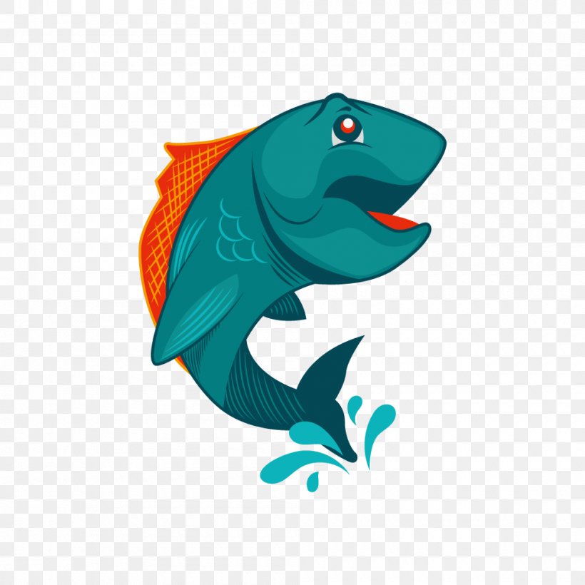 Fisherman Tilapia Euclidean Vector Download, PNG, 1000x1000px, Fish, Amphibian, Aqua, Aquaponics, Electric Blue Download Free