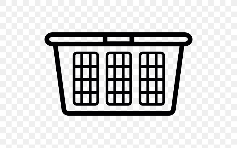 Laundry Hamper Basket Washing Clip Art, PNG, 512x512px, Laundry, Area, Basket, Black And White, Cleaning Download Free