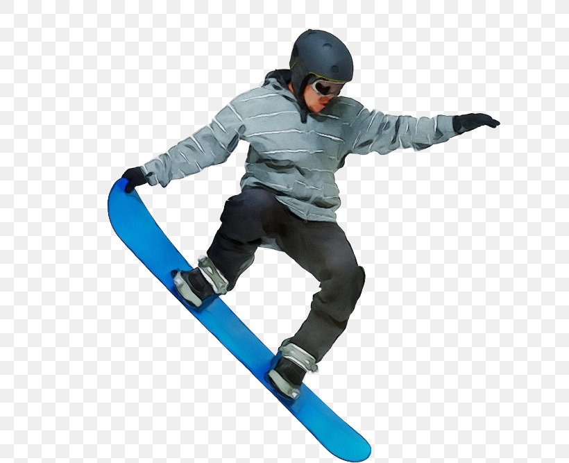 Skier Snowboard Snowboarding Boardsport Ski, PNG, 622x667px, Watercolor, Boardsport, Paint, Recreation, Skateboard Download Free