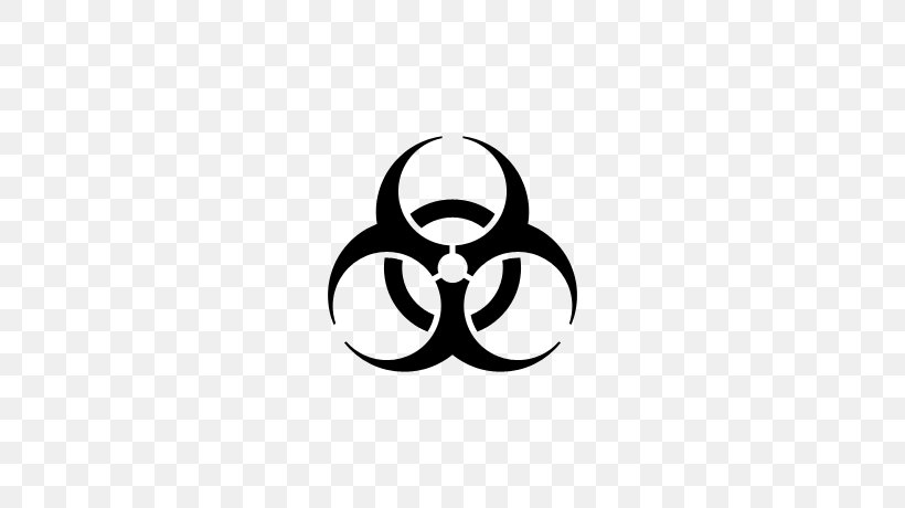 Biological Hazard Hazard Symbol Sign Clip Art, PNG, 614x460px, Biological Hazard, Black, Black And White, Brand, Decal Download Free