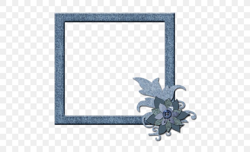 Picture Frames Photography Blog Denim LiveInternet, PNG, 500x500px, Picture Frames, Albom, Blog, Blue, Border Download Free