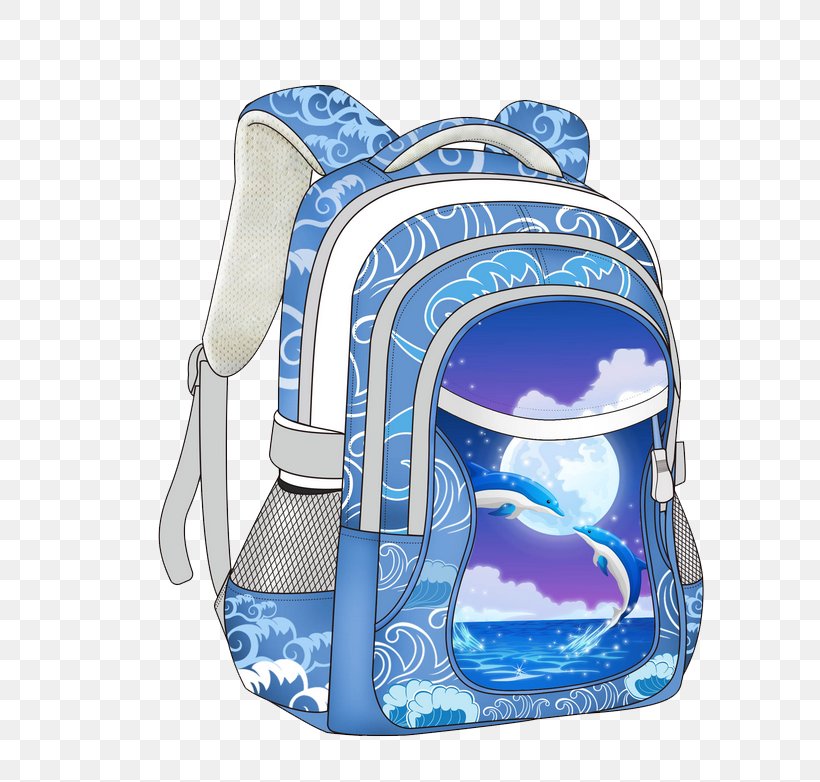 Student Bag Backpack Estudante, PNG, 728x782px, Student, Backpack, Bag, Blue, Cartoon Download Free