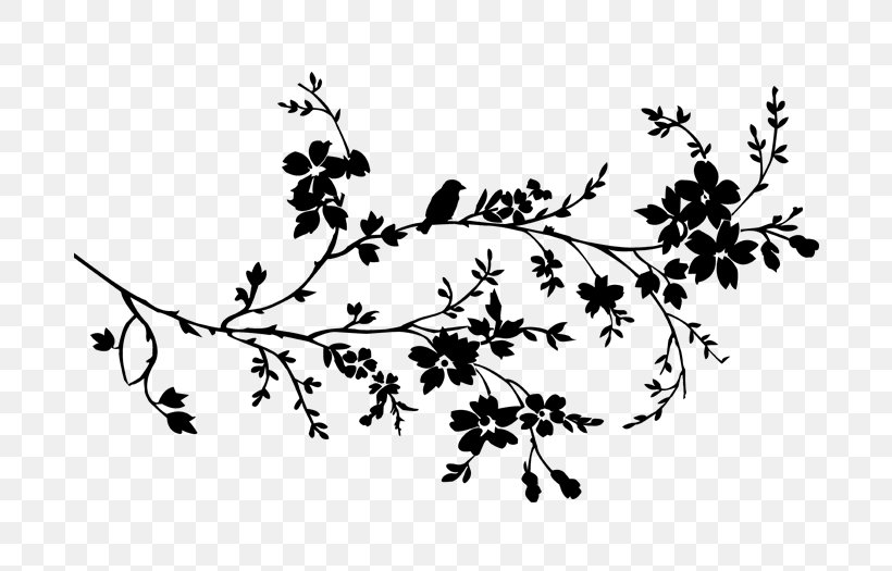 Branch Wall Decal Twig Tree, PNG, 700x525px, Branch, Black, Black And White, Blossom, Blume Download Free