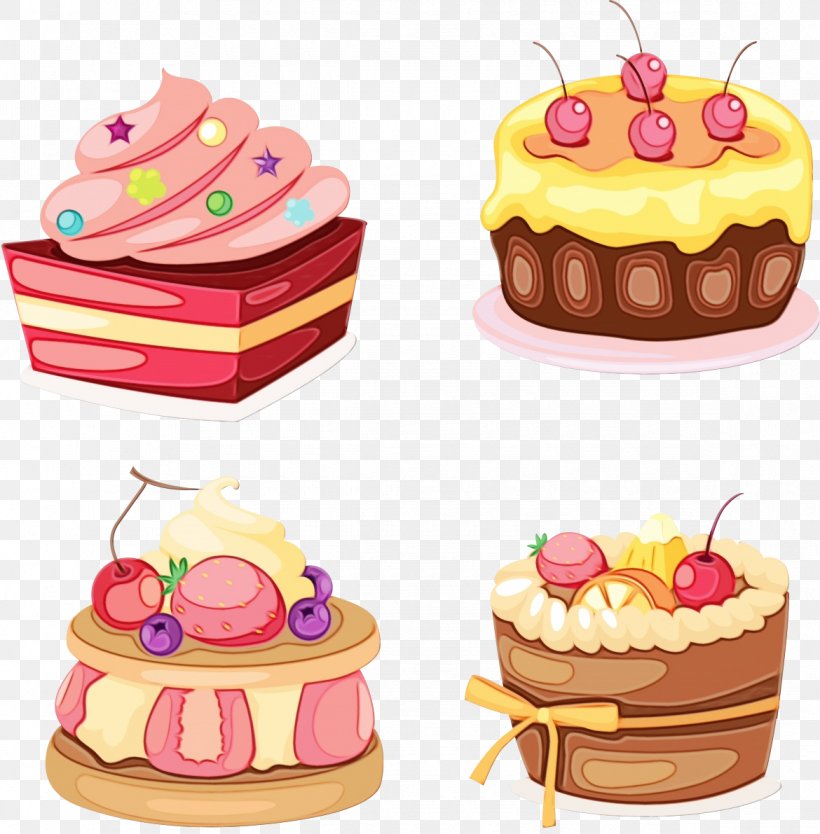Cake Food Dessert Baked Goods Icing, PNG, 1170x1191px, Watercolor, Baked Goods, Baking Cup, Cake, Cake Decorating Download Free
