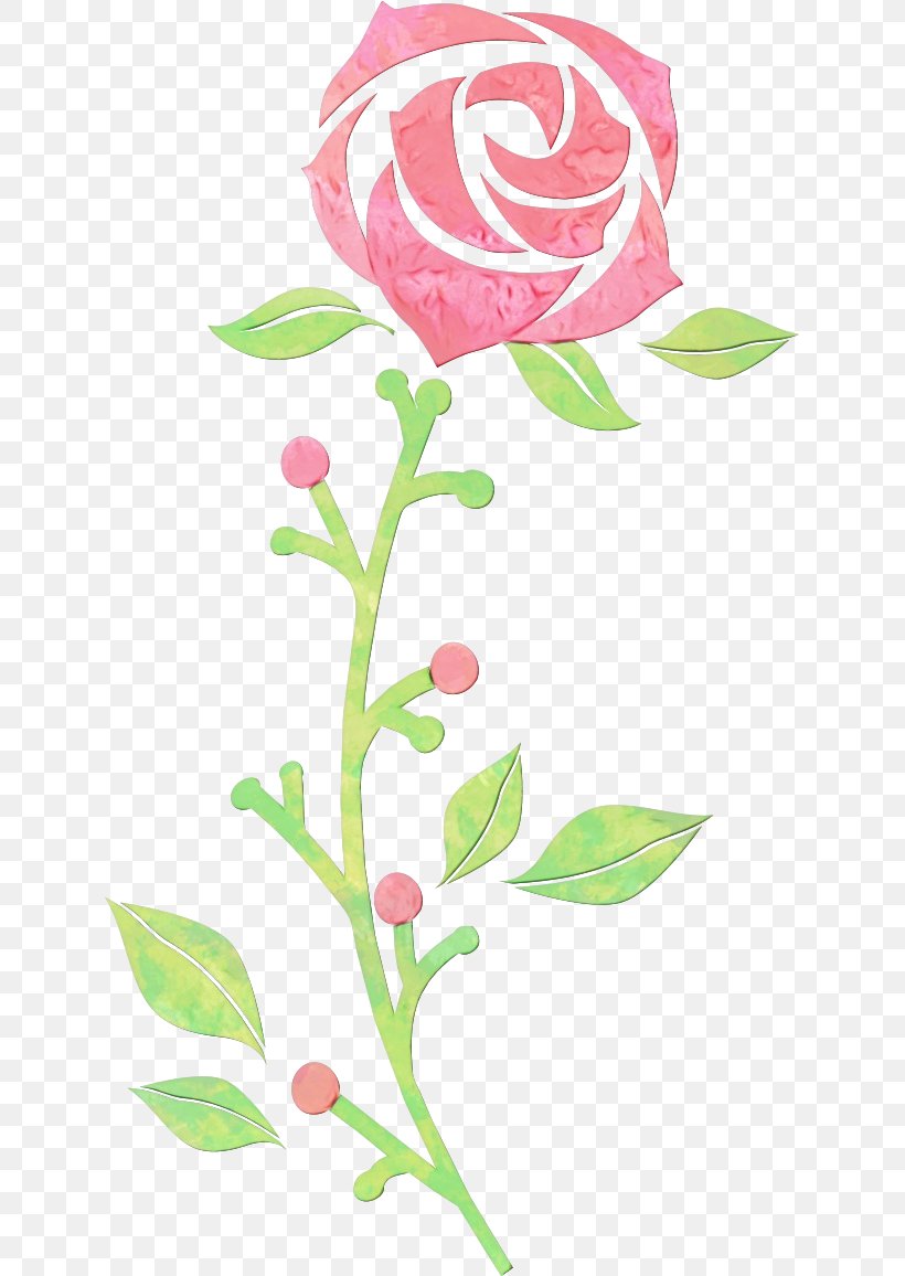 Rose, PNG, 630x1156px, Watercolor, Cut Flowers, Flower, Flowering Plant, Paint Download Free