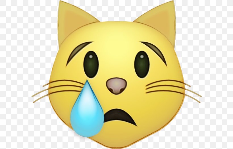 Smiley Face Background, PNG, 600x524px, Cat, Apple Color Emoji, Cartoon, Crying, Emoji Download Free