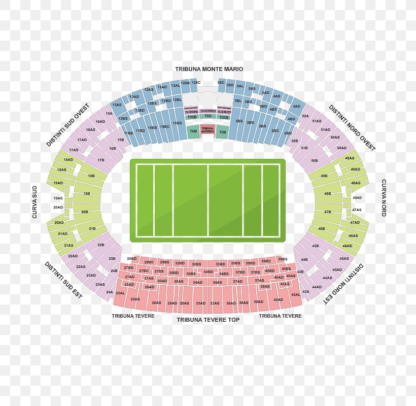 Stadio Olimpico Stadium Monte Mario A.S. Roma Seating Plan, PNG, 800x800px, Stadio Olimpico, Area, As Roma, Diagram, Italy Download Free