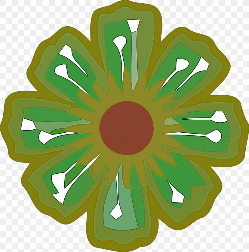 Flower Petal Green Symmetry Plant, PNG, 2961x3000px, Flower, Biology, Geometry, Green, Mathematics Download Free