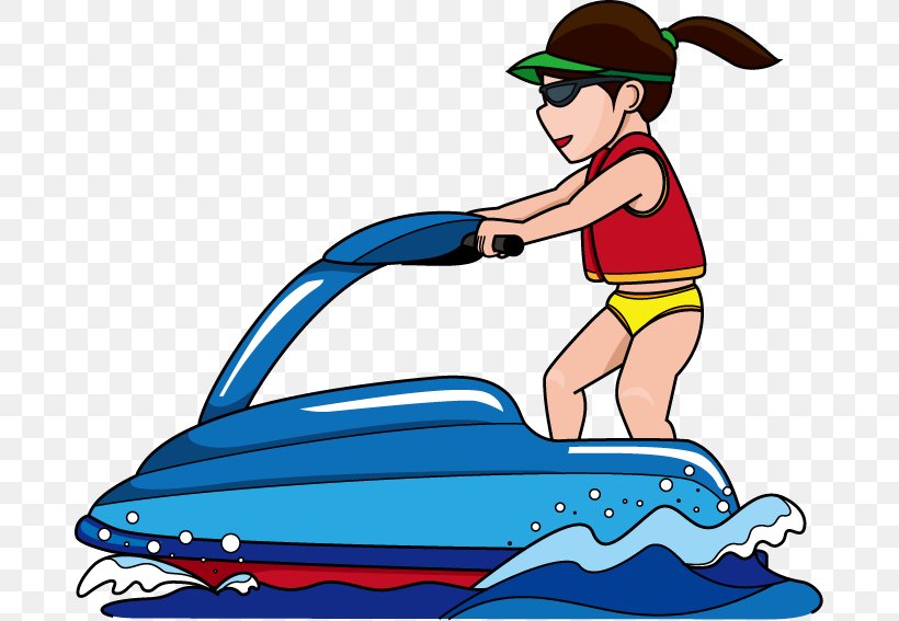Jet Ski Personal Water Craft Sea-Doo Clip Art, PNG, 683x567px, Jet Ski, Artwork, Boat, Boating, Free Content Download Free