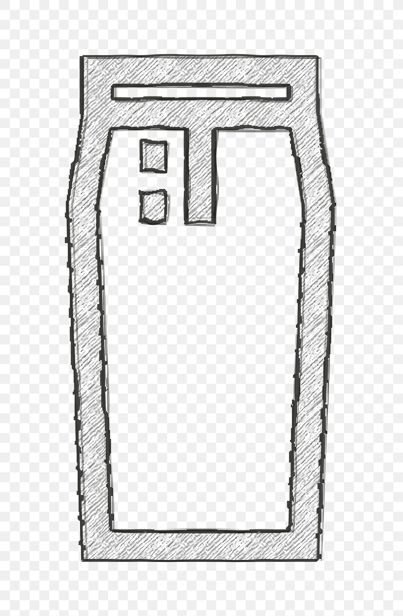 Midi Skirt Icon Pencil Skirt Icon Clothes Icon, PNG, 684x1252px, Midi Skirt Icon, Clothes Icon, Pencil Skirt Icon, Rectangle Download Free