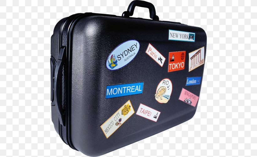 Suitcase Briefcase Sticker 遠山顕の快適♪トラベル英会話 Travel, PNG, 500x504px, Suitcase, Bag, Baggage, Briefcase, Hand Luggage Download Free