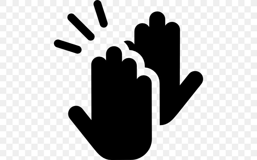 Clapping Hand Applause, PNG, 512x512px, Clapping, Android, Applause, Black And White, Clapperboard Download Free