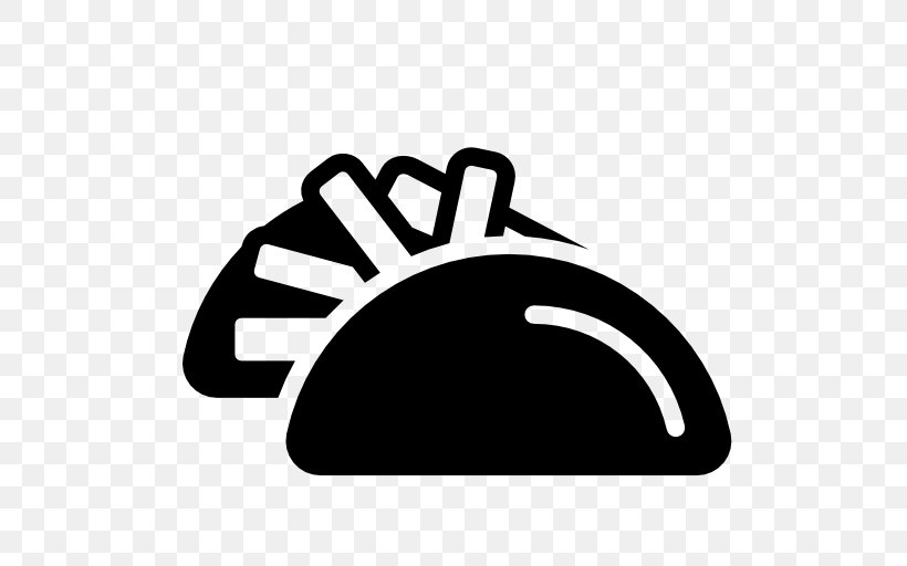 Mexican Cuisine Taco Fast Food Junk Food, PNG, 512x512px, Mexican Cuisine, Area, Black, Black And White, Brand Download Free