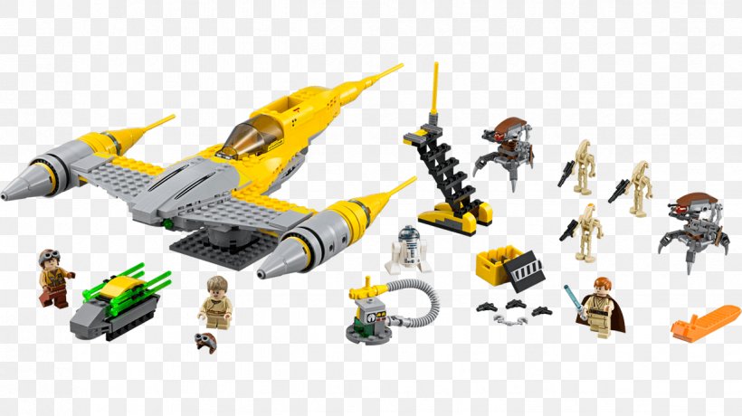 Naboo Fighter Pilot #1 Anakin Skywalker Lego Star Wars LEGO 75092 Star Wars Naboo Starfighter, PNG, 1224x688px, Naboo Fighter Pilot 1, Anakin Skywalker, Animal Figure, Droid, Jedi Download Free