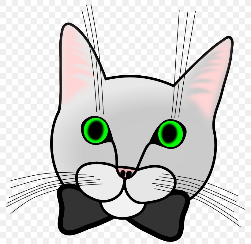 Whiskers Domestic Short-haired Cat Kitten Clip Art, PNG, 800x800px, Watercolor, Cartoon, Flower, Frame, Heart Download Free