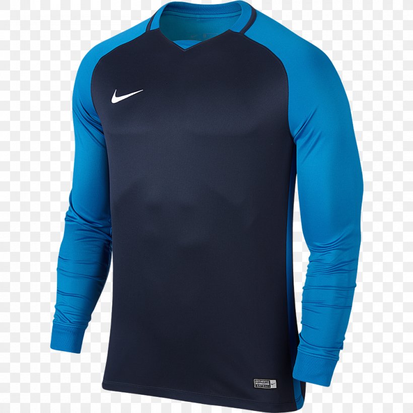 Jersey Long-sleeved T-shirt Nike Long-sleeved T-shirt, PNG, 1000x1000px, Jersey, Active Shirt, Adidas, Clothing, Cobalt Blue Download Free