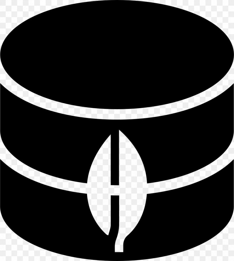 MongoDB Logo Node.js, PNG, 876x980px, Mongodb, Black, Black And White, Computer Software, Database Download Free