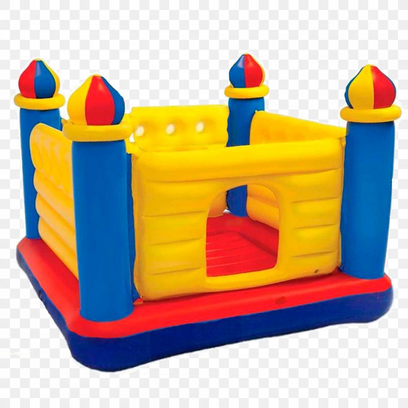 Intex Inflatable Jump-O-Lene Castle Bouncer Inflatable Bouncers Ball Pits Intex Inflatable Playhouse Jump-O-Lene Bouncer, PNG, 1000x1000px, Inflatable Bouncers, Ball, Ball Pits, Child, Chute Download Free