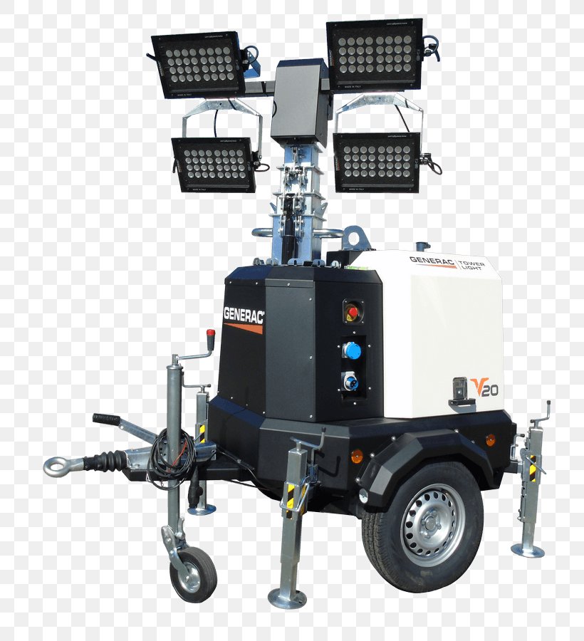 Lighting WTP Power Products GmbH Light Tower Generac Power Systems, PNG, 785x900px, Light, Electric Generator, Electric Light, Generac Power Systems, Hardware Download Free