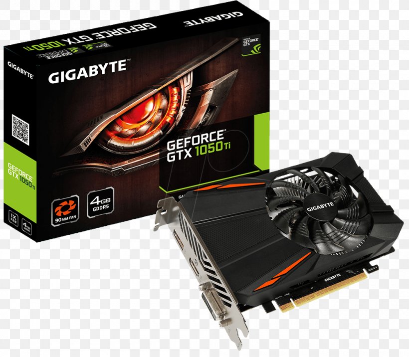Graphics Cards & Video Adapters GDDR5 SDRAM NVIDIA GeForce GTX 1050 Ti, PNG, 1000x874px, Graphics Cards Video Adapters, Computer Component, Computer Cooling, Computer Hardware, Conventional Pci Download Free