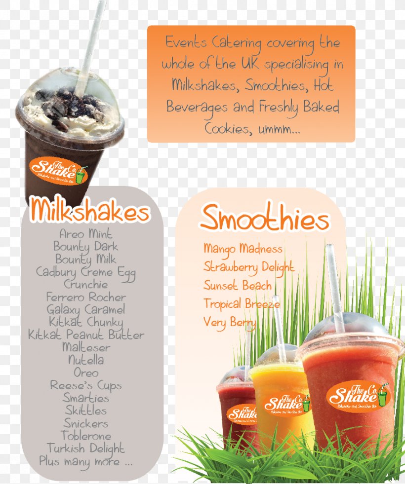 Milkshake Juice Smoothie Flavor Mobile Catering, PNG, 909x1088px, Milkshake, Biscuits, Catering, Drink, Flavor Download Free