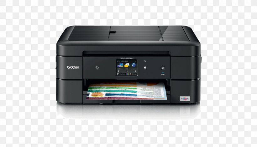 Paper Multi-function Printer Inkjet Printing Brother MFC-J880, PNG, 900x518px, Paper, Brother Industries, Brother Mfcj880, Copying, Electronic Device Download Free