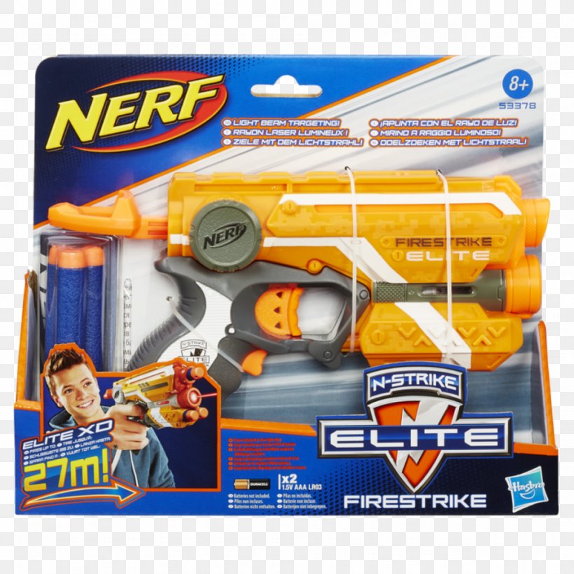 NERF N-Strike Elite Firestrike Blaster Nerf Blaster, PNG, 950x950px, Nerf Nstrike Elite, Action Figure, Amazoncom, Gun, Hasbro Download Free