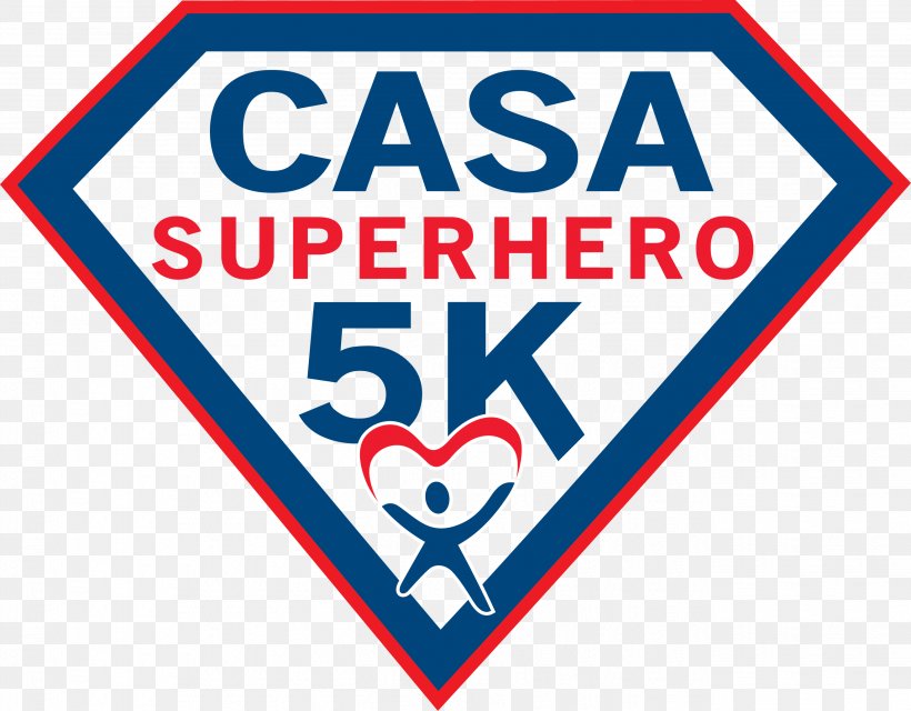 Big Country CASA's Superhero 5K Logo Superhero 5K & Fun Run Superhero 5K And Fun Run, PNG, 2634x2056px, Logo, Abilene, Area, Banner, Blue Download Free