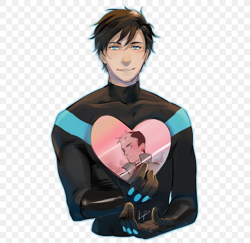 Dick Grayson Robin Nightwing Jason Todd Red Hood, PNG, 520x796px, Watercolor, Cartoon, Flower, Frame, Heart Download Free